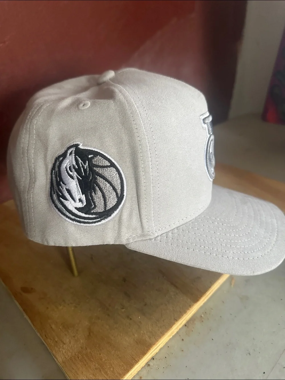 Dallas Mavericks grey suede nba basketball hat texas nba basketball sports new